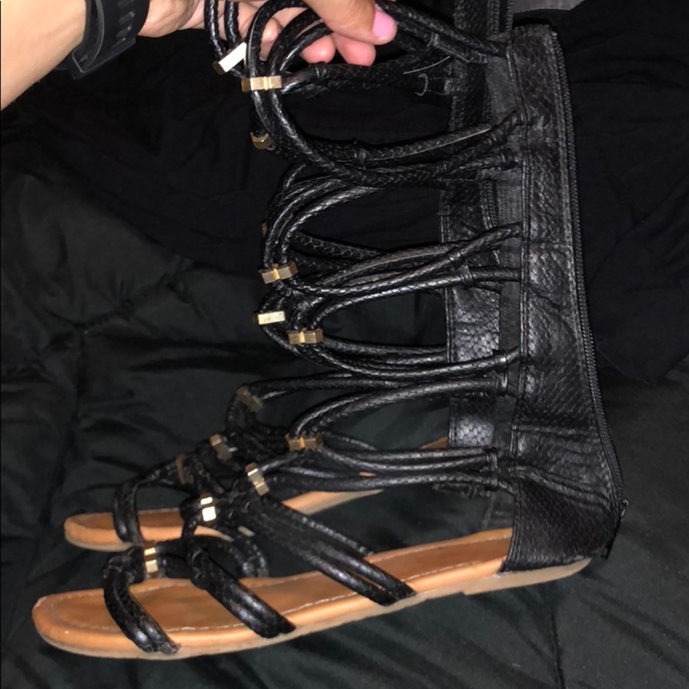 Gently worn sandals
